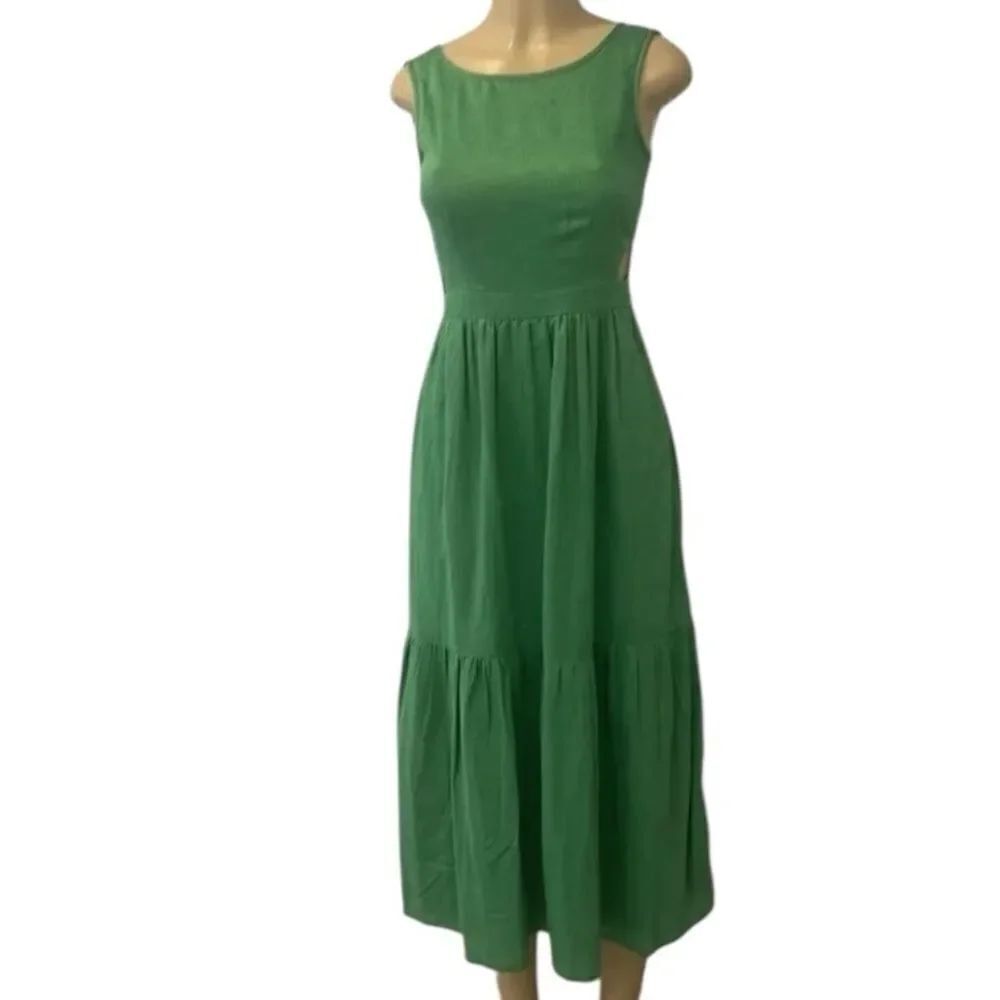 Sincerely Jules Vibrant Green Midi Dress new with tags size small